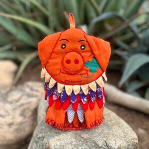 VINTAGE | Handmade Kitchen Kritters Pig Oven Mitt